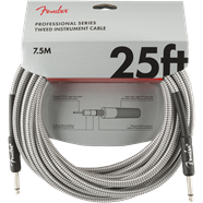 Fender Professional Series Instrument Cable 25' White Tweed